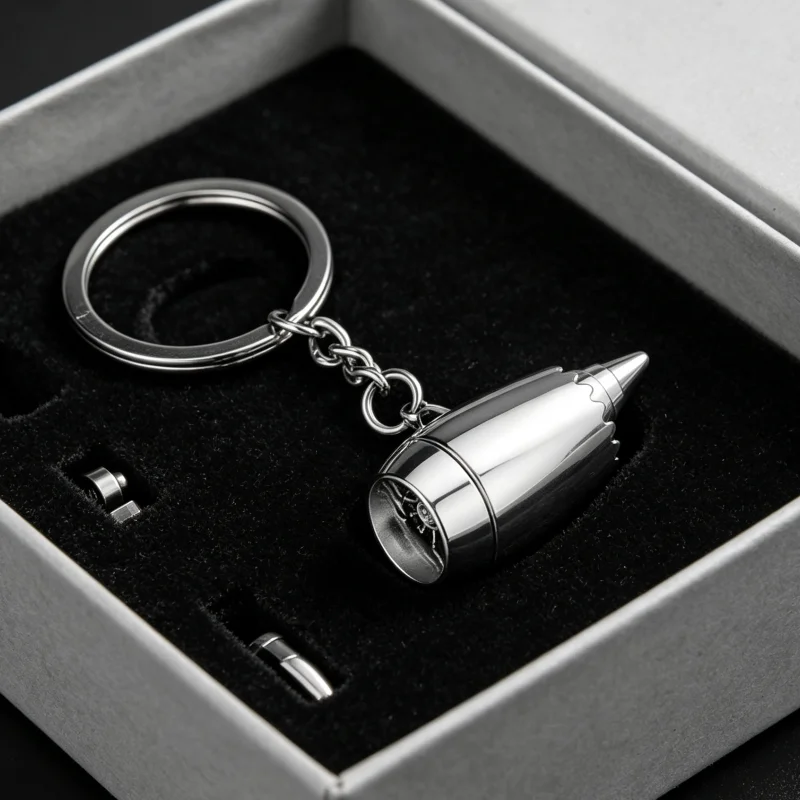 New Design Metal Plane Engine Keychains Mini Jet Engine Keyrings Creative Gift Car Bag Key Holder Decor Gifts