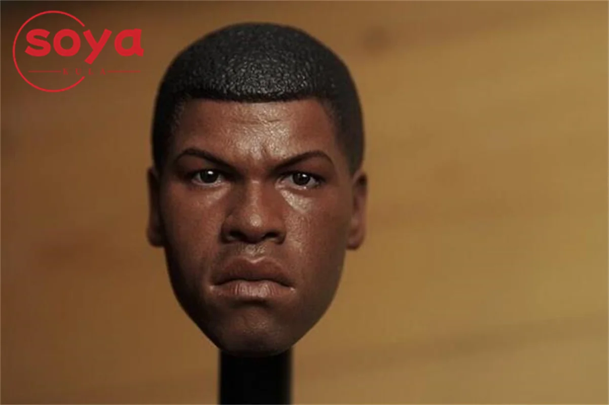 1/6 スケールのヨーロッパとアメリカの黒肌の頭の彫刻モデル 12 インチ男性兵士アクションフィギュアボディ人形用