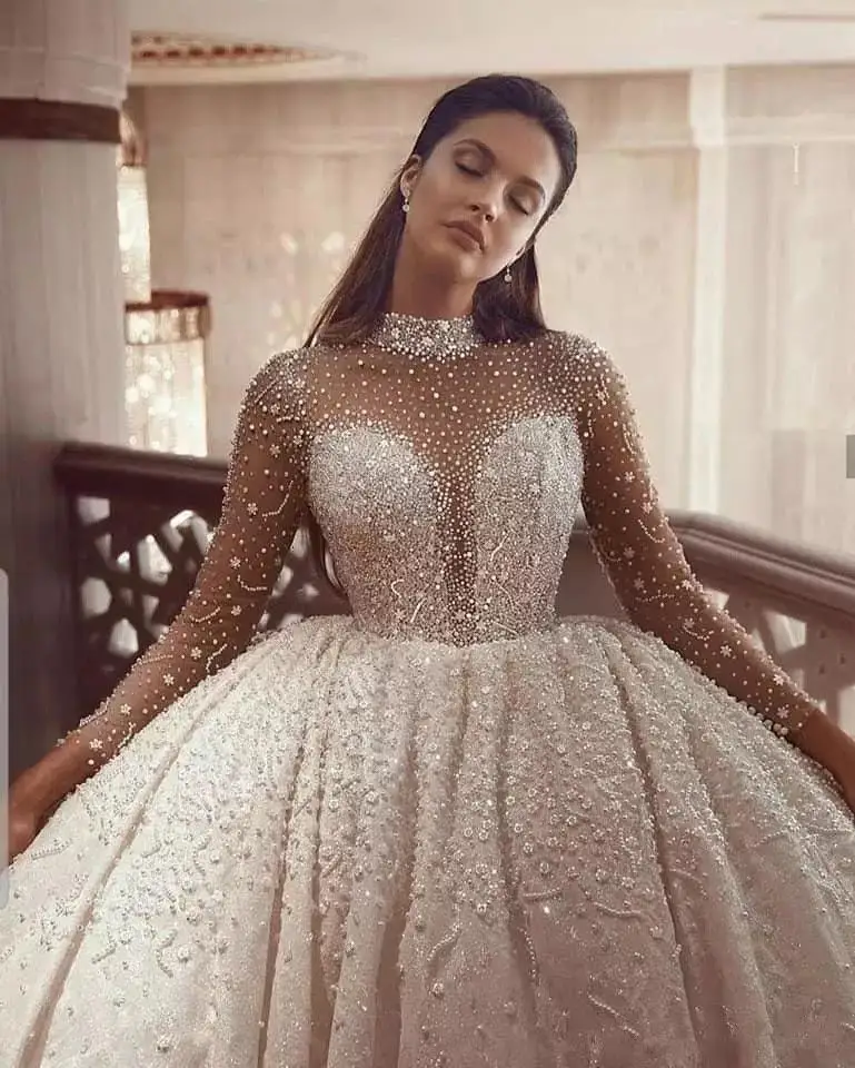 

Ball Gown Wedding Dress Long Sleeve Wedding Bridal Gowns Ball Gown Wedding Dresses