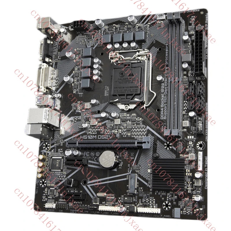 

Для материнской платы Gigabyte H510M DS2V DDR4 VGA DVI, материнская плата, 100% протестировано, ОК.