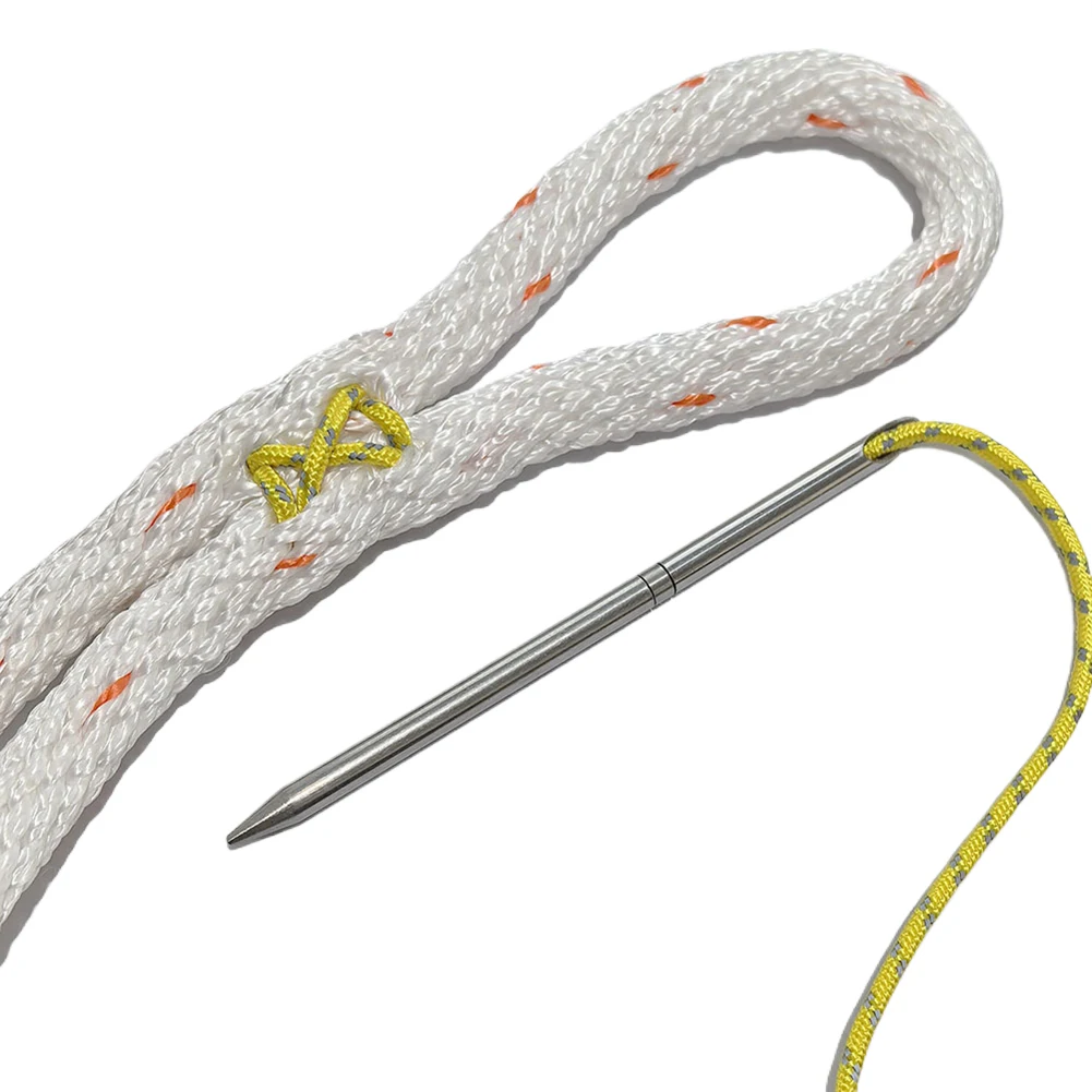 6Pcs/set Stainless Steel Rigging Accessories Outdoor Activities Multiple Sizes Rope Splicing Tool Kit Rope Splicing Tool For DIY