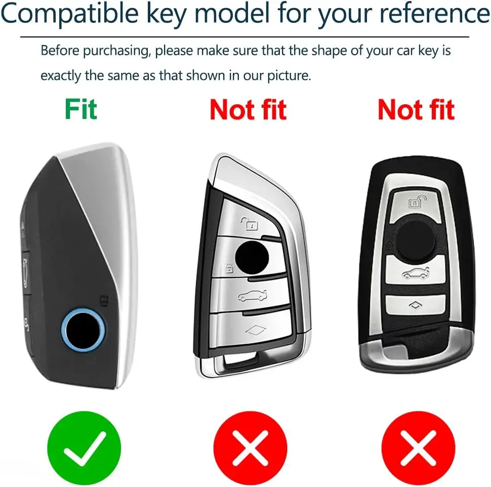 Autoschlüssel-Hülle Passend für BMW M Sport 5 7 Serie 2024-2026 IX I4 2022-2026 Stoßfeste TPU Smart Key Schutzhülle für G60 G70 – Detail 1