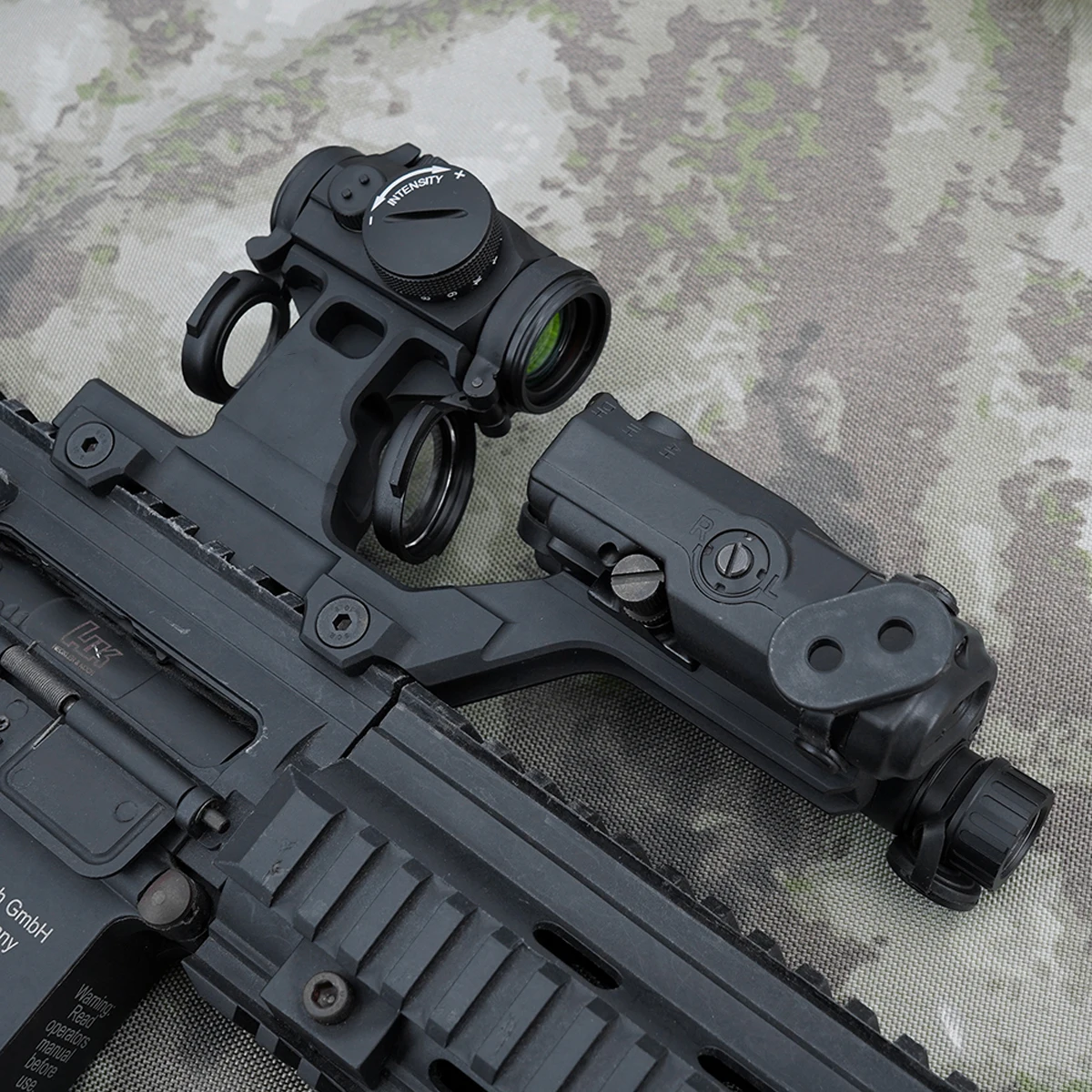 2,26 Zoll/2,91 Zoll UNITY FAST FTC OMNI Magnifier Riser Mount Zielfernrohrhalterung klappbar für G43 G45 3X T01 T02 553 558 Optikvisier QD-Halterung