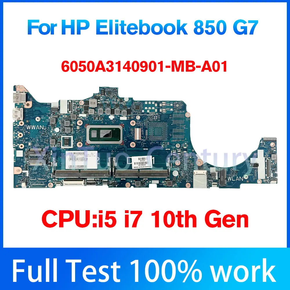 

Материнская плата для компьютера, портативный ноутбук HP Elitebook 850 G7, M05247-601 6050A3140901 M05247-001 UMA i5 i7 10th WIN 100%