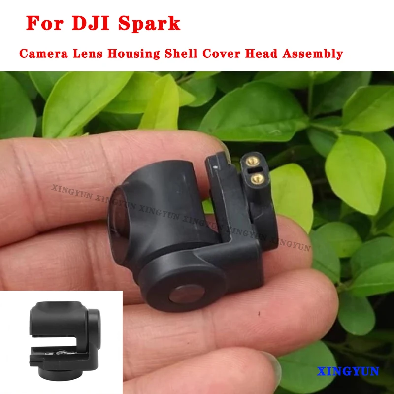 1 Uds. Para DJI Spark lente de cámara carcasa cubierta conjunto de cabezal para DJI Spark cardán piezas de repuesto de reparación