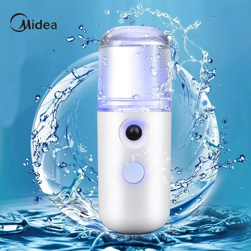 ميديا المرطب 20 مللي للسيارة المنزل مكتب المحمولة قابلة للشحن صغيرة لاسلكية الشخصية الوجه البخاخ صانع ضباب رائع المرطب