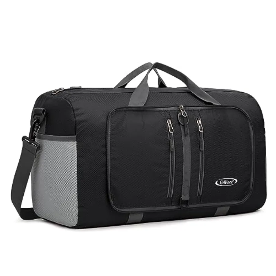 

Foldable Duffel Bag, Water-Repellent Travel Backpack, Lightweight Carry Bag for Overnight Weekender Sports Men Women
