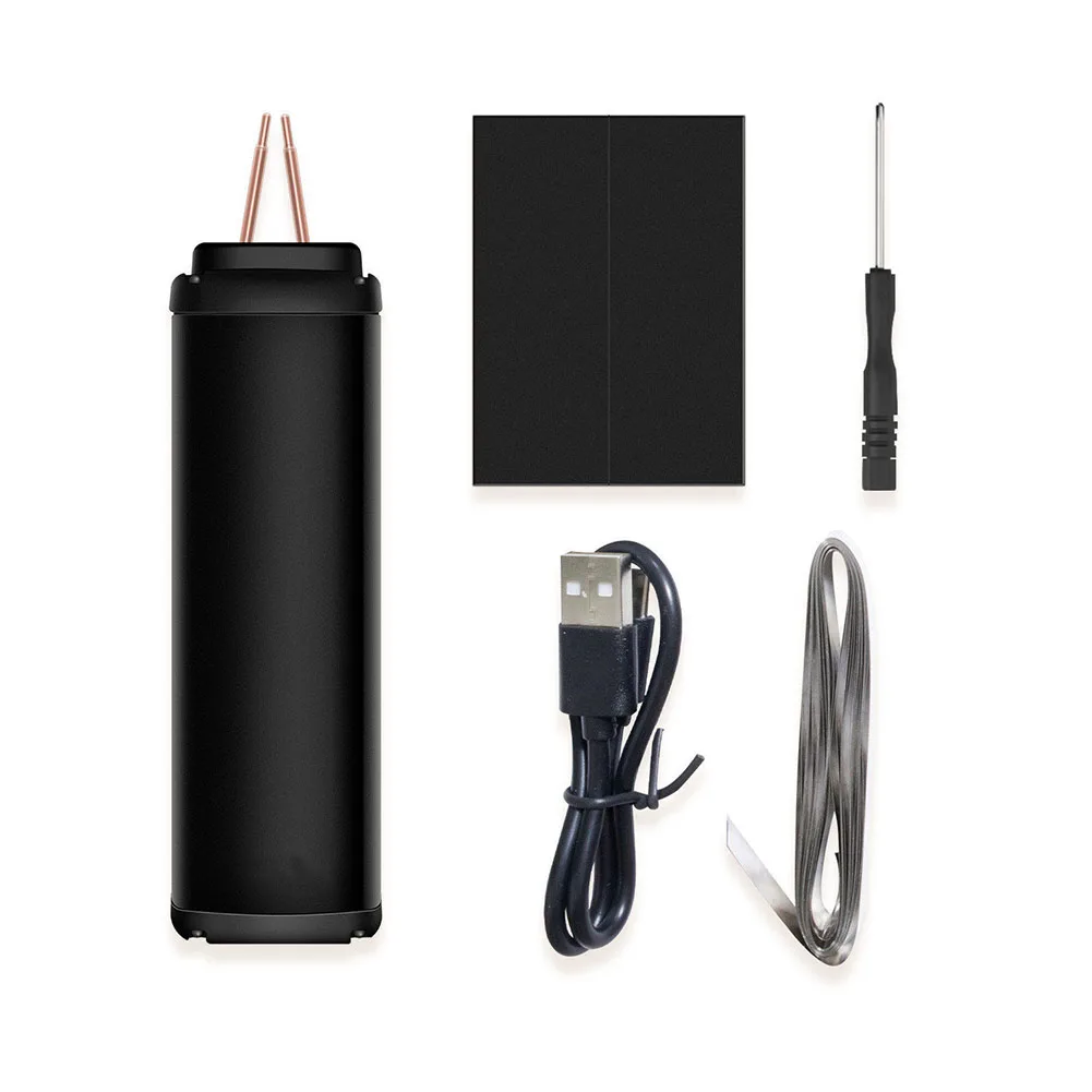 Handheld Spot Welder with 8 Adjustable Output Levels and LED Display for Lithium Battery Pack Assembly and Repair Work