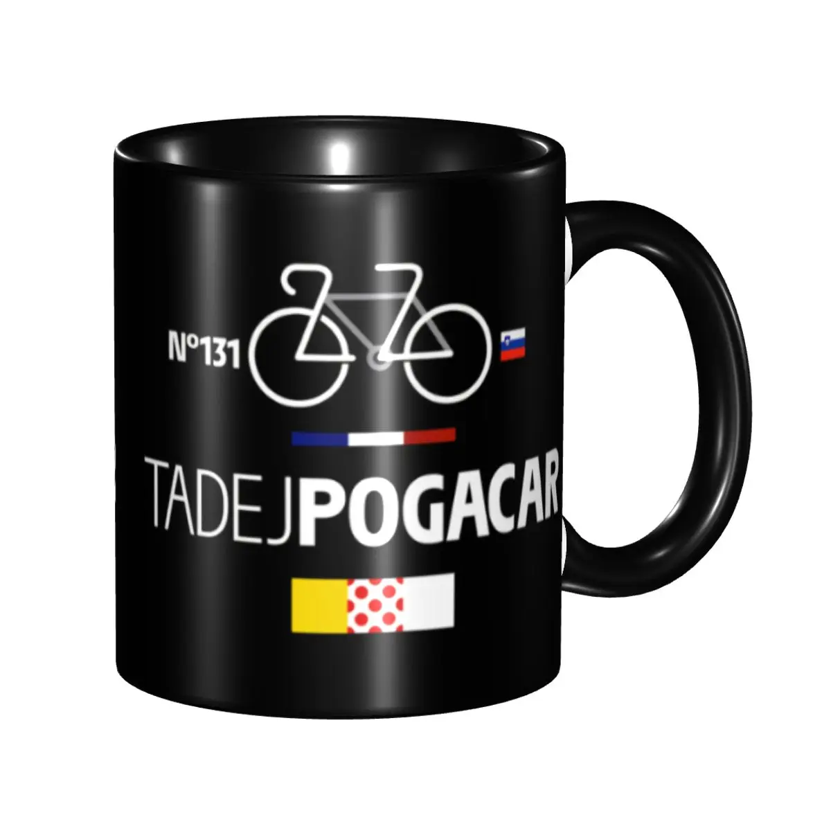 DIY UAE Tadejs Cycling Racer Pogacars Keramikbecher, individuelle Kaffeetassen, kreatives Geschenk