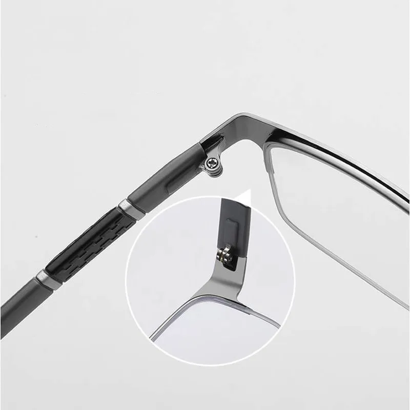 Men Women Titanium Eyeglasses Lenses Zoom Magnifying Reading Glasses Reading 1.0 1.5 2.0 2.5 3.0 3.5 4.0 for Women Men