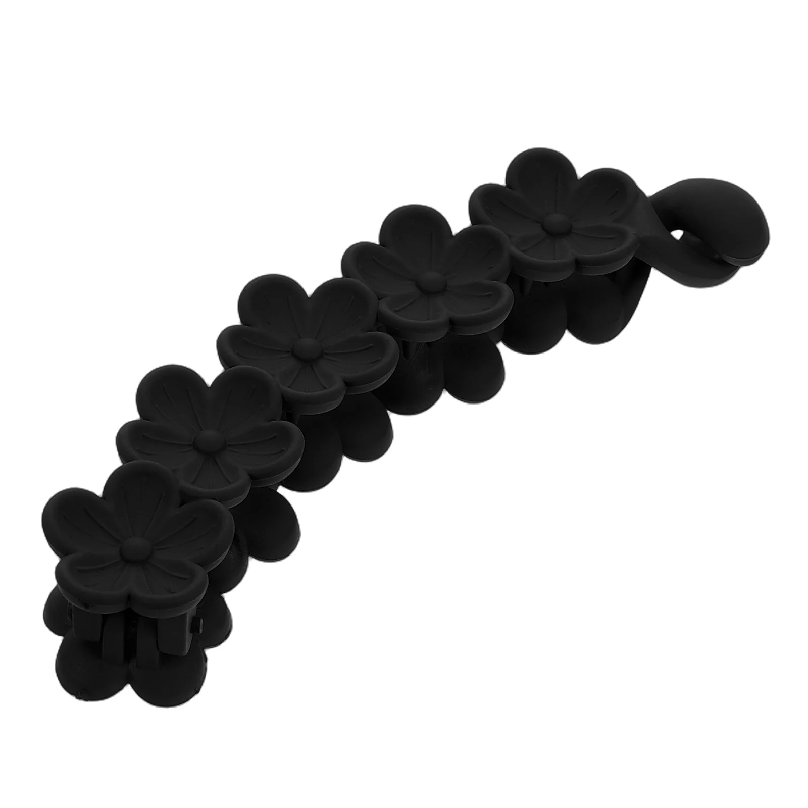 

Flower Claw Clips Black Shape Accessories Cute Barrettes for Thick Hair Back of Head Hairpins Ponytail Clip Hair Accessories