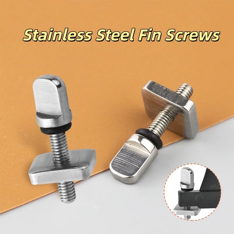 Stainless Steel Fin Screws Hand-tightened Longboard Screw Paddle Board Installation Repair Screws Hardware Fasteners Accessory