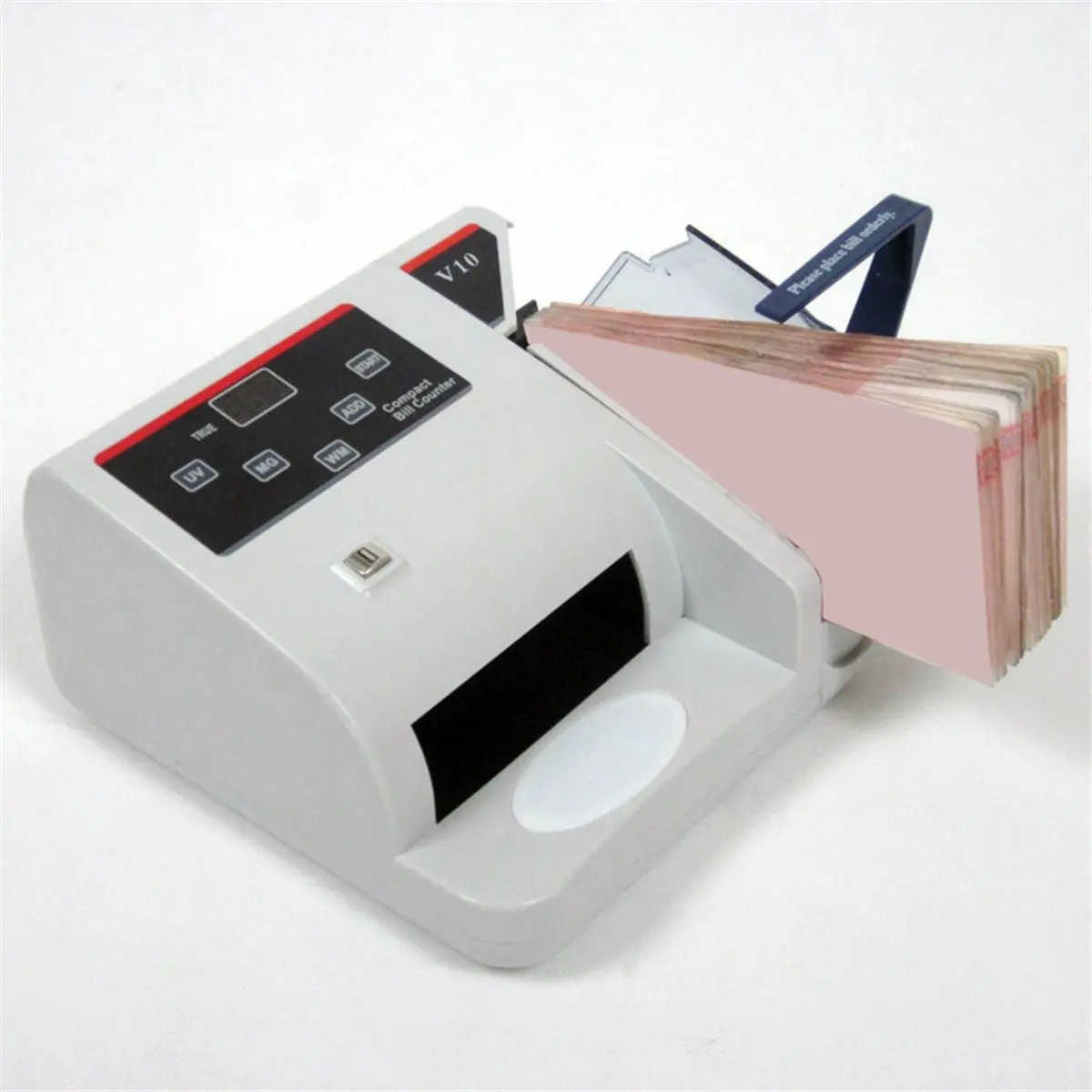 A77K Portable Mini Money Counter with UV/MG/WM Detection for Multi Currencies EU PLUG