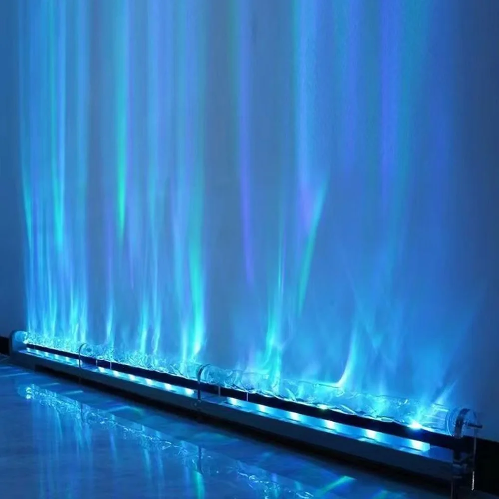 RGBW 3D wall washer, water ripple projection lamp, commercial decorative lighting for landscape building facades