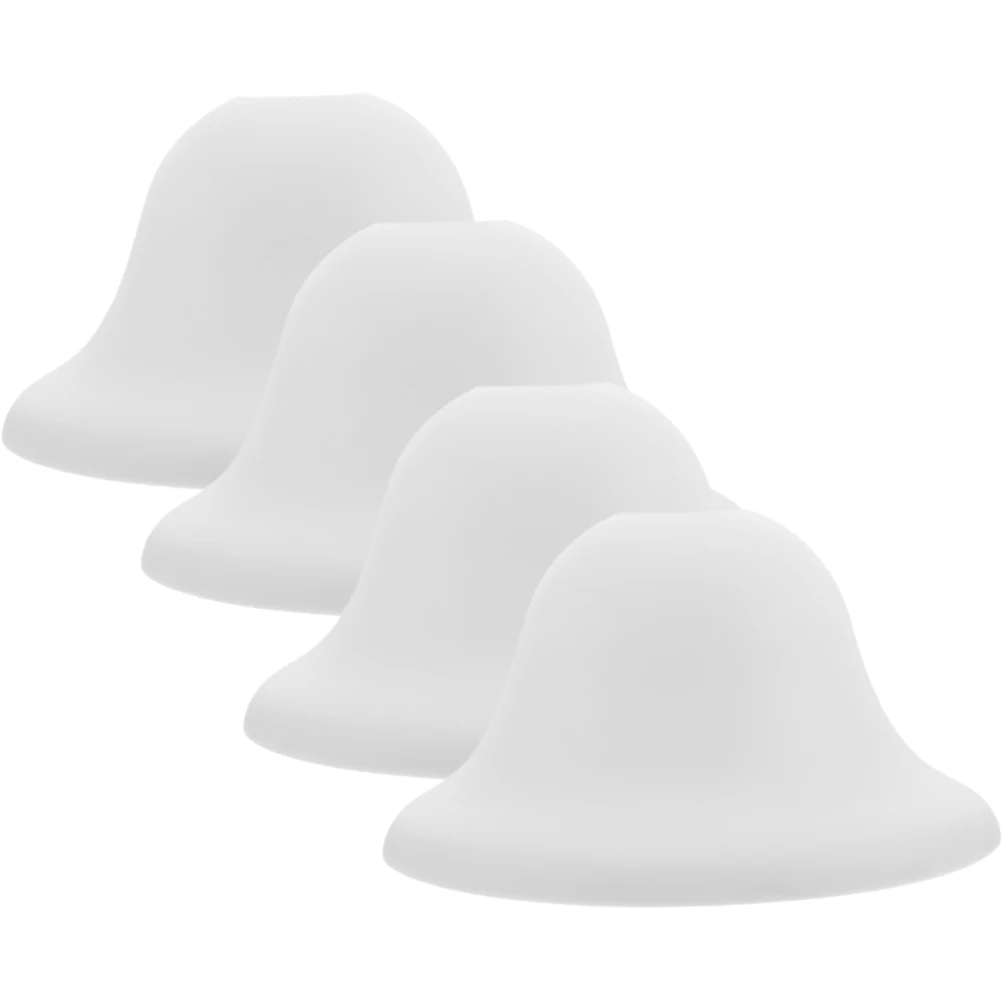

4pcs Mushroom Lampshade Small Dome Table Lamps 42mm Bell Plastic Chandelier Shades Home Bedroom Office Lighting