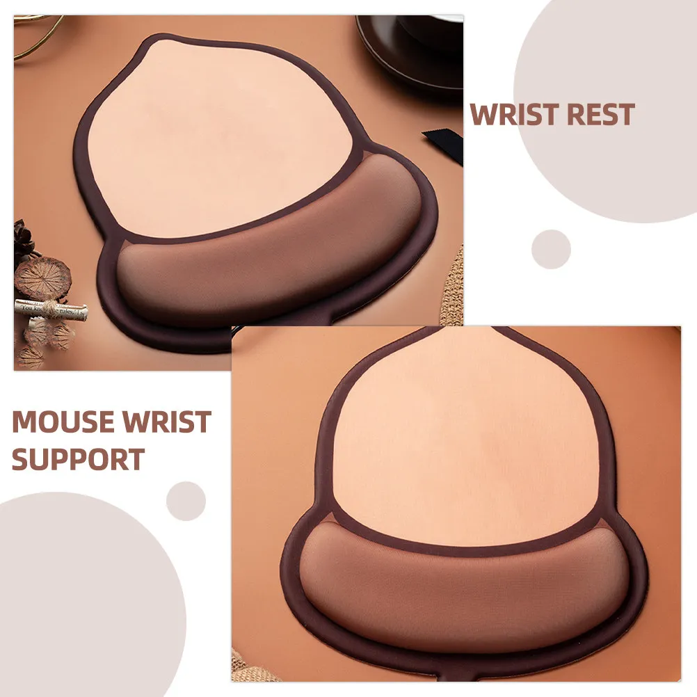 Mouse Wrist Rest Cushion Perfect Size Ergonomic Support for Office Gaming Computer Keyboard Wrist Pad Comfort Long Hours Use