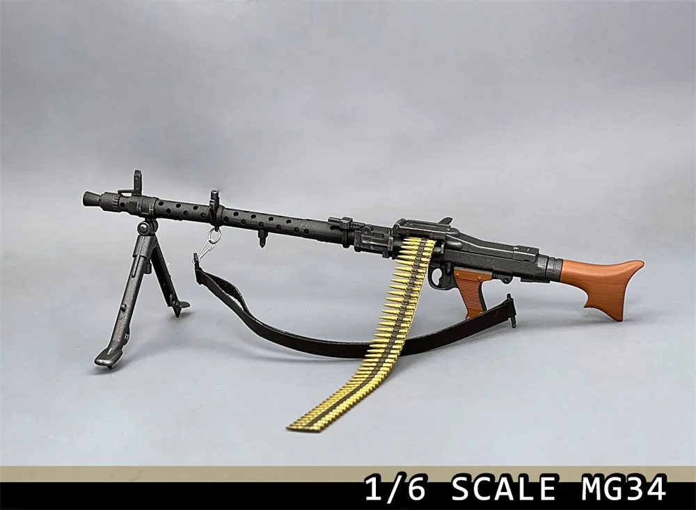 1/6th ZYTOYS Soldier Doll Main Weapons MG42 MG34 Toys Model Not Real PVC Material For 12
