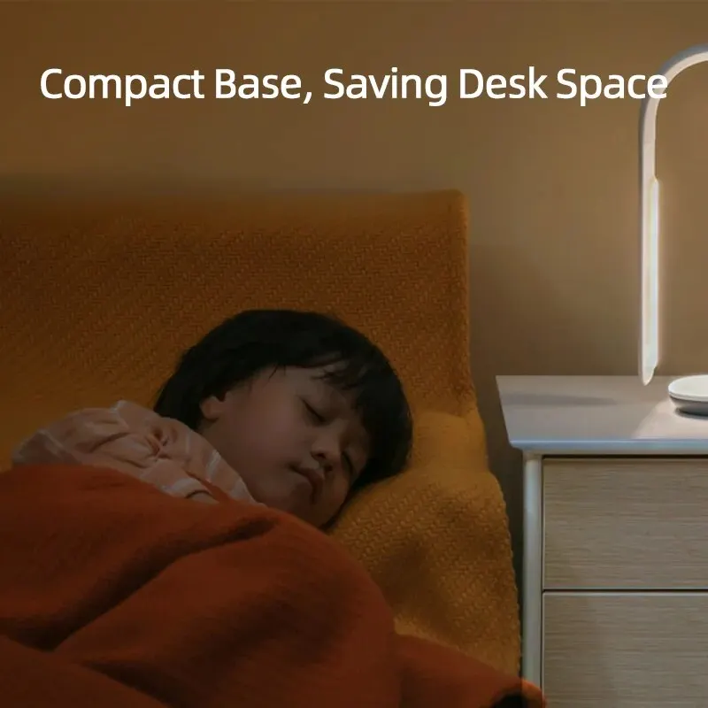 Nova xiaomi mijia philips lâmpada de mesa 3 led luz leitura inteligente 10 nível toque escurecimento mesa cabeceira estudante sensor luz ambiente