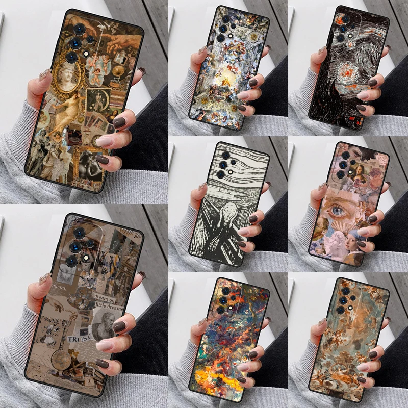 

Great Aesthetic Art Painting Phone Case For Samsung Galaxy S25 S23 S30 S8 S21 S20 FE S24 S22 Note 10 20 Plus lite Ultra