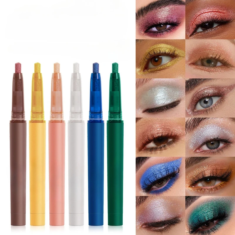 

12-Color Matte Waterproof Eyeliner Pencil Set Professional Ultra-Long-Lasting Cream Eyeliner Pencil Set Women's Gift Cosmetics