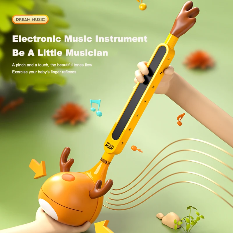 

Electronic tadpole net red electronic erhu children's toy musical note musical instrument trumpet funny musical instrument boy g