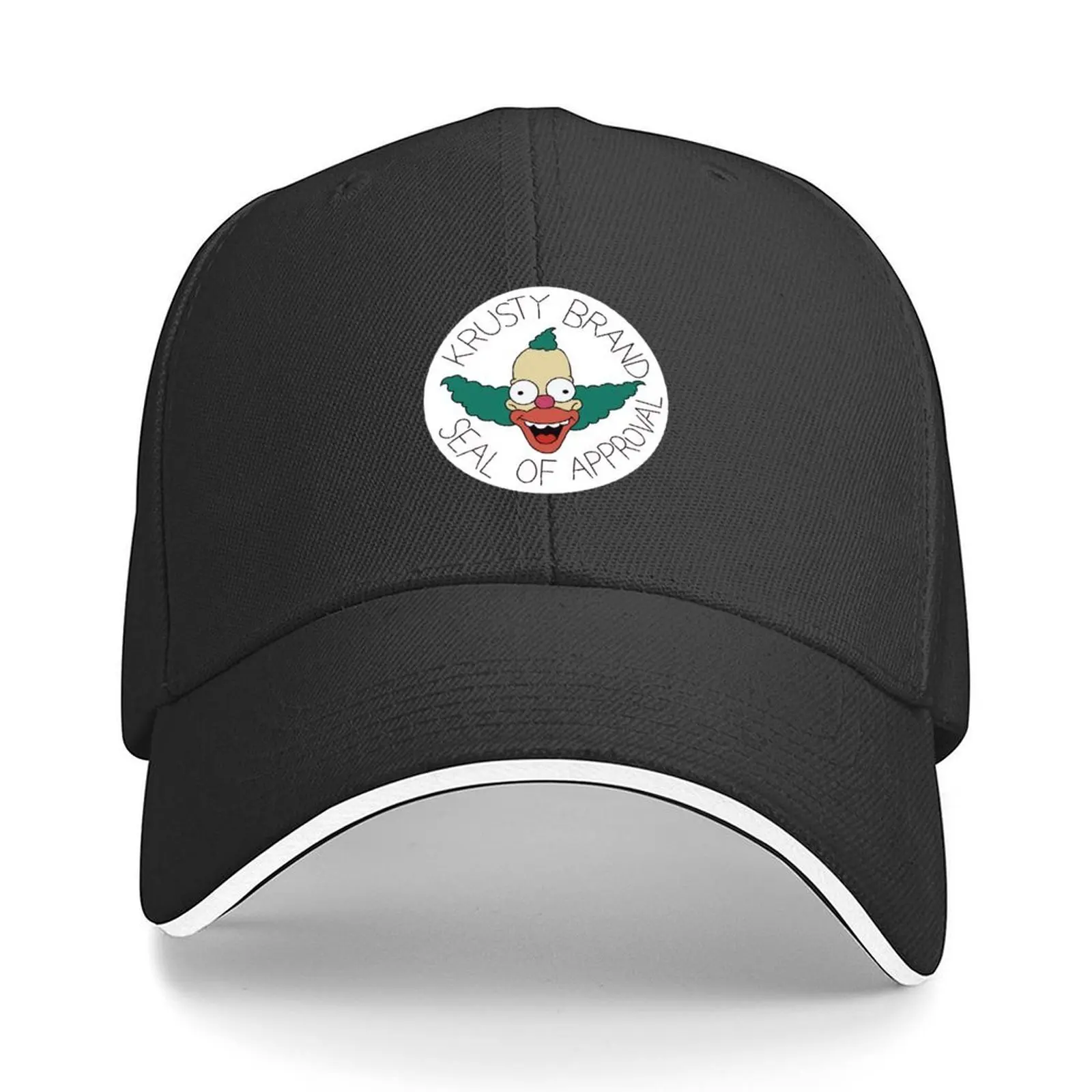 

Krusty Brand Seal of Approval Baseball Cap cute Golf Wear Luxury man cap funny hat Men Caps Women's
