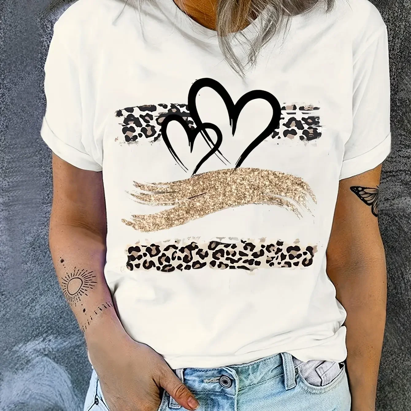 

Женская футболка больших размеров, одежда с короткими рукавами и графикой, свободный и повседневный, мягкий и удобный, дышащий, для занятий спортом на открытом воздухе