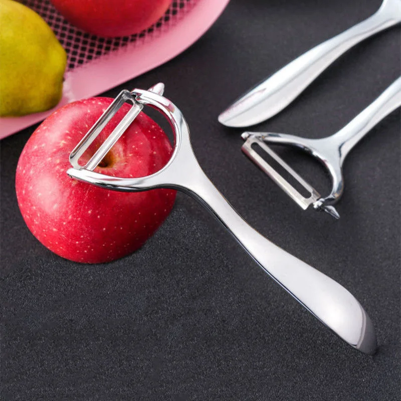 Zinc Alloy Peeler Beam Knife Fruit Hide Skinning Knife Potato Peeling Artifact Kitchen Multi-Functional Household Tools for Cutt