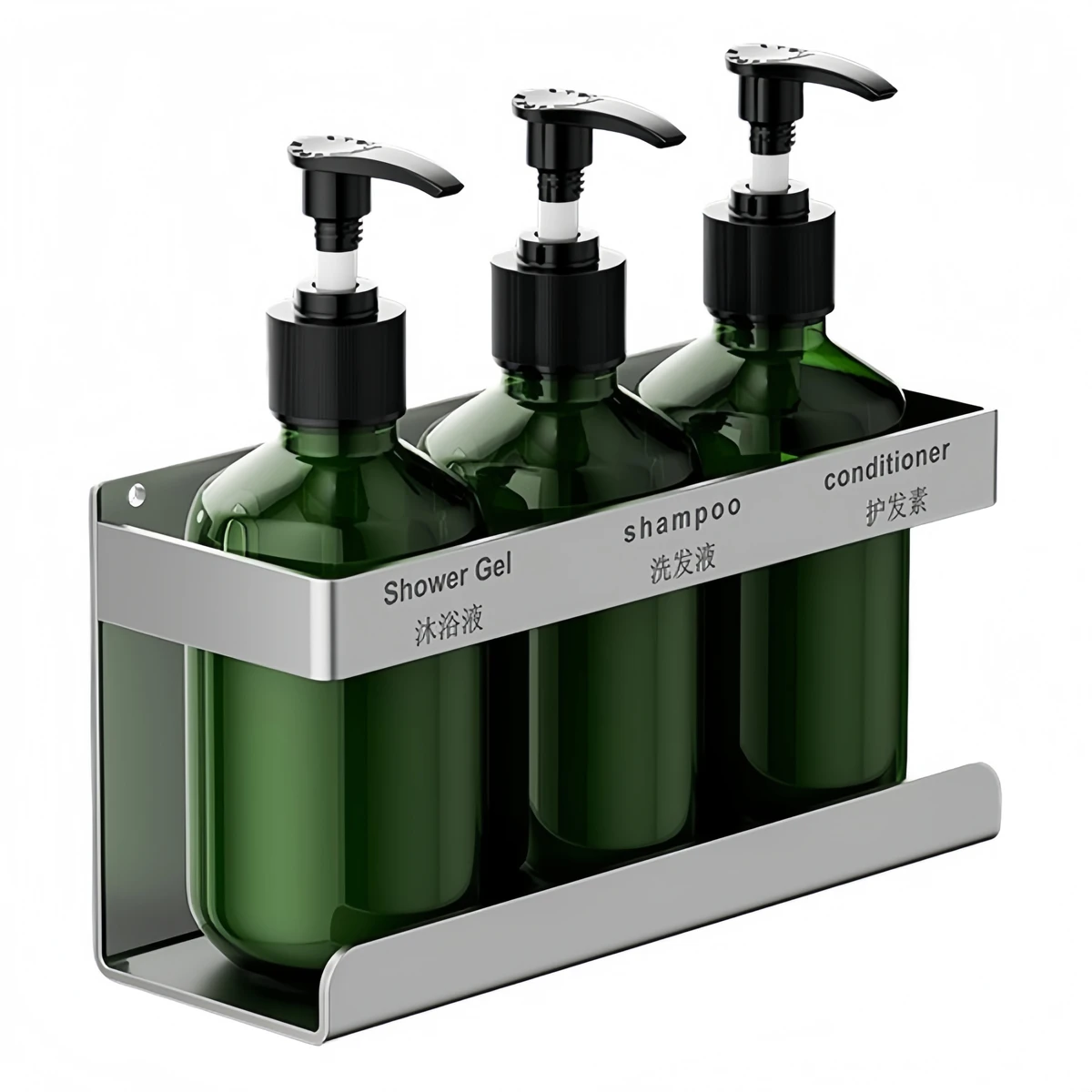 Bathroom Kitchen Pump for Bottle Manual Pump for Bottle For Bathroom Bathroom Organization 20x7x16.5cm Aesthetic Green Bottle