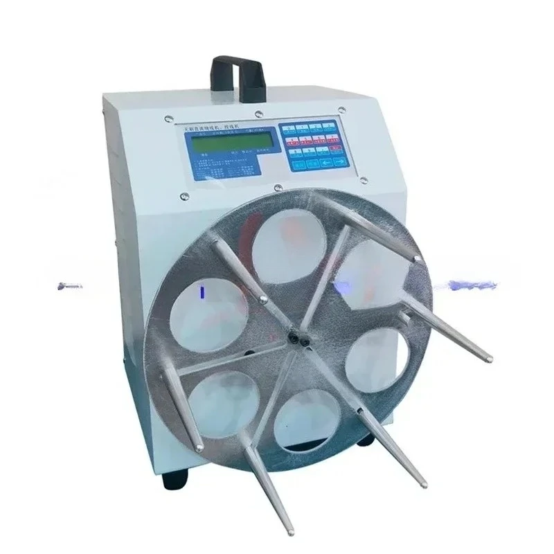 

Clearance Multifunction Automatic Small Cable Wire Winding And Binding Machine Intelligent Data Cable Power Cord Tie Winder
