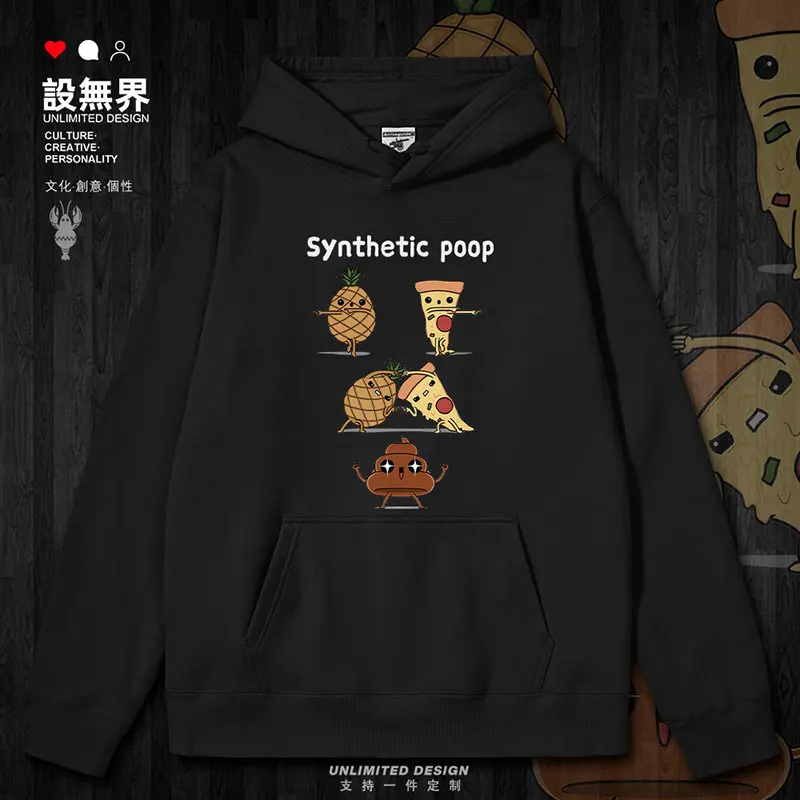 

Pineapple Pizza, Synthetic Baba, and Funny Funny Fun mens hoodies sweatshirt printed Coat clothing new clothes autumn winter