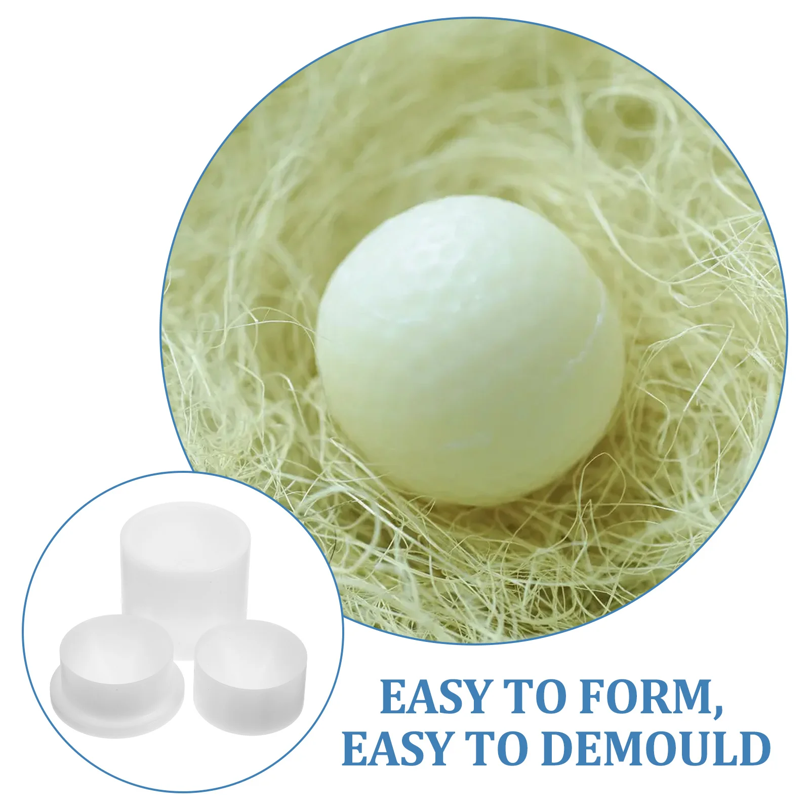 

1Set Soap Mold Kit for DIY Bath Salt Ball Making Reusable Sphere Craft Molds Easy Demolding Baking Soap Supplies