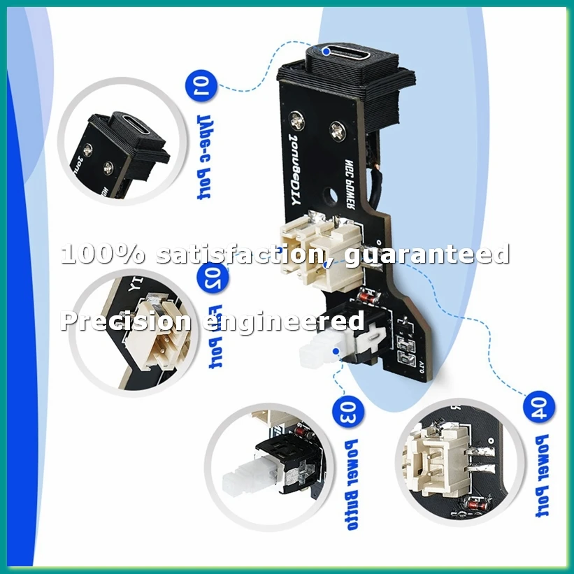 For Power Adapter New Type-C Interface Dedicated PSU Power Supply for Game Console DOL-001/101-A86Z