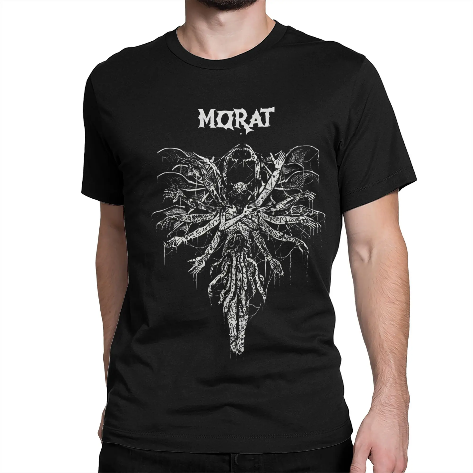 Men Women Retro 80s Morat Band T Shirt 100% Cotton Printed T-Shirt Heavy Metal Clothing Outfits