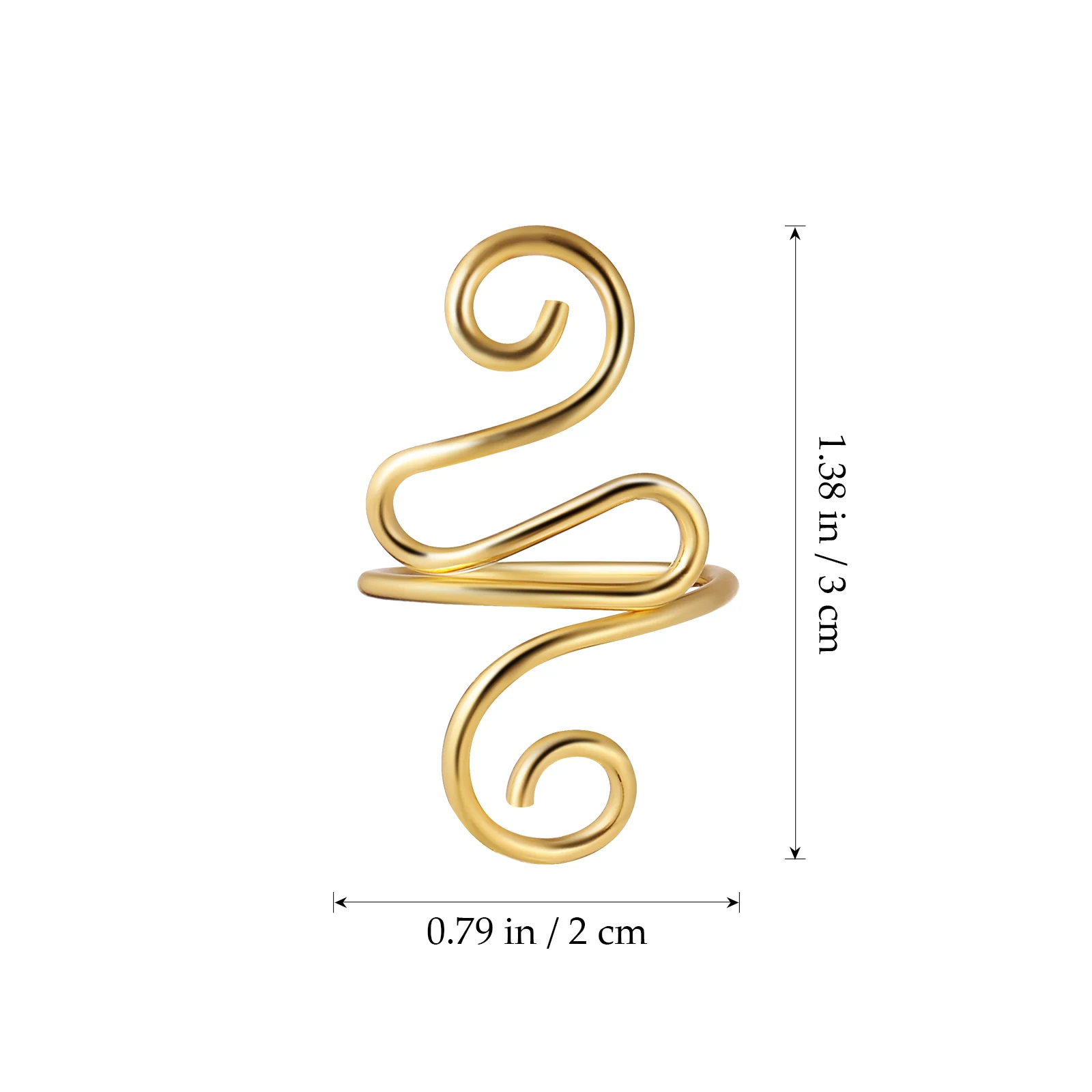 

2Pcs Crochet Tension Rings Adjustable Open Finger Metal Rings Yarn Guide for Knitting Crochet Knitting Loops Yarn Tension Ring