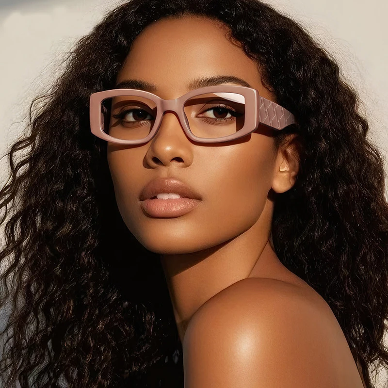 

Small Square Optical Frames Fashion Design Women's Anti-Blue Light Reading Glasses Custom Prescription Available