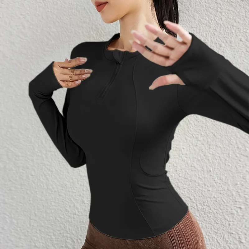 Cloud Hide Running Yoga Shirt for Women Autumn Winter Long Sleeve Blouse Sports Gym Fitness Top HOT Girls T-Shirt Workout Shirts