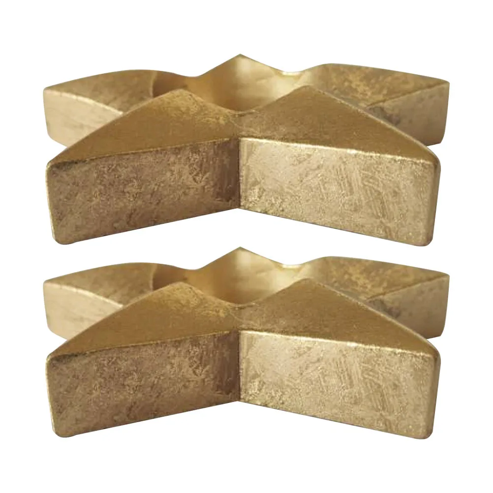 2pcs Resin Holders European Style For Eid Mubarak Ramadan Home Decorations Tray Tealight Stand Muslim Gift Room