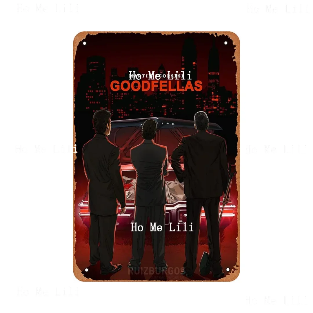 Metal Tin Signs Vintage Wall Decor Goodfellas Classic Film Movie Poster