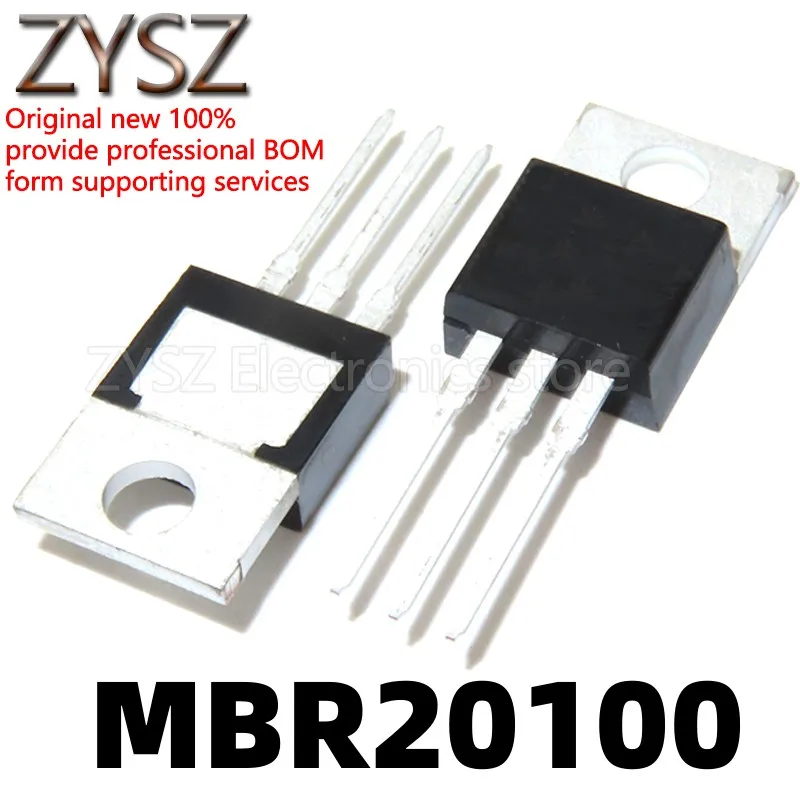 1PCS MBR20100CT B20100G in-line TO-220 20A100V Schottky diode