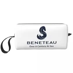 Beneteau-Sailing Yacht Makeup Bag para mulheres, veleiro, organizador de cosméticos, armazenamento de moda, sacos de higiene pessoal, viagem