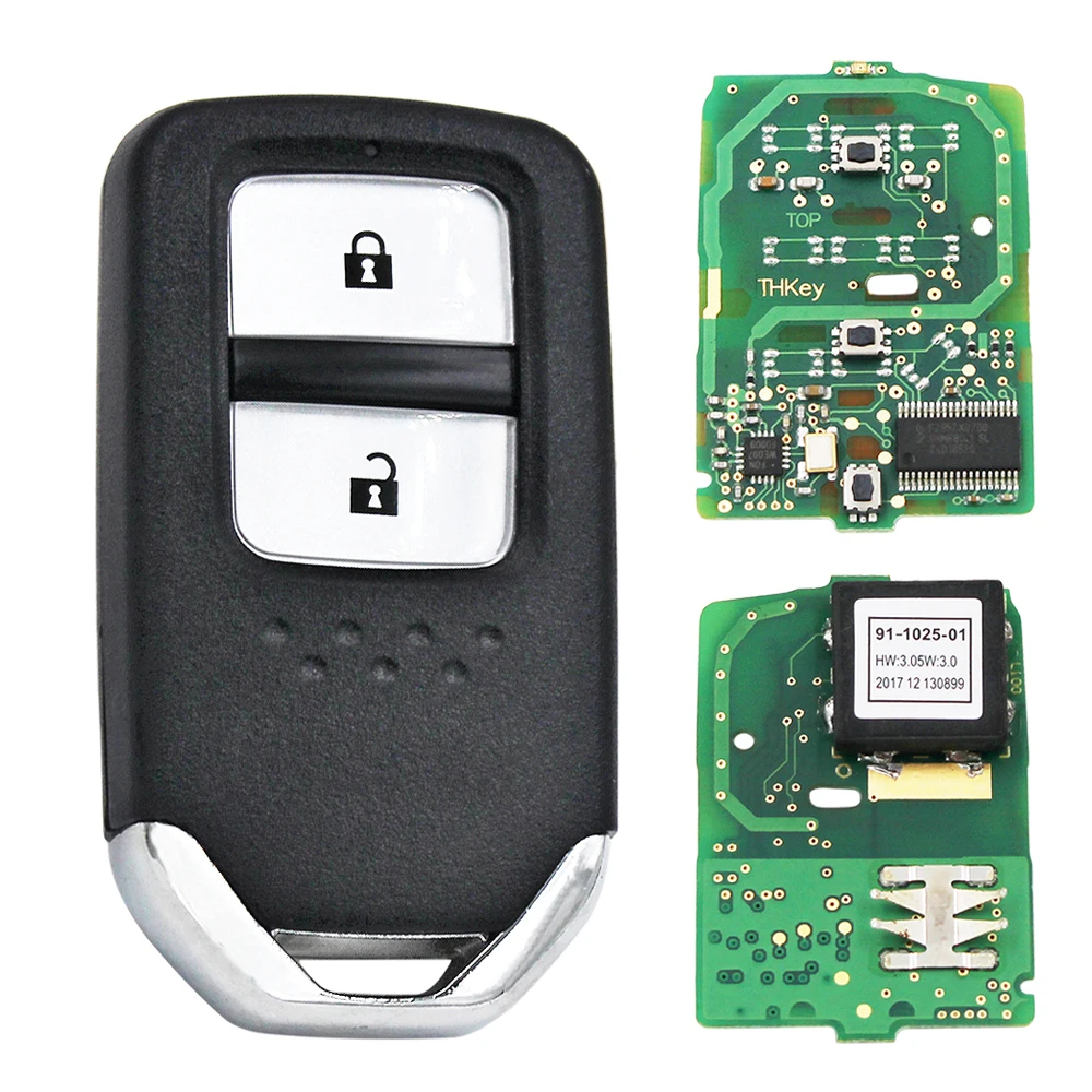 Ecusells 2/3/4/5/6 Buttons 313.8MHz ID47 Chip Remote Key for Honda HR-V FIT EX-L CR-V Crosstour Fit Odyssey FCC ID: KR5V1X