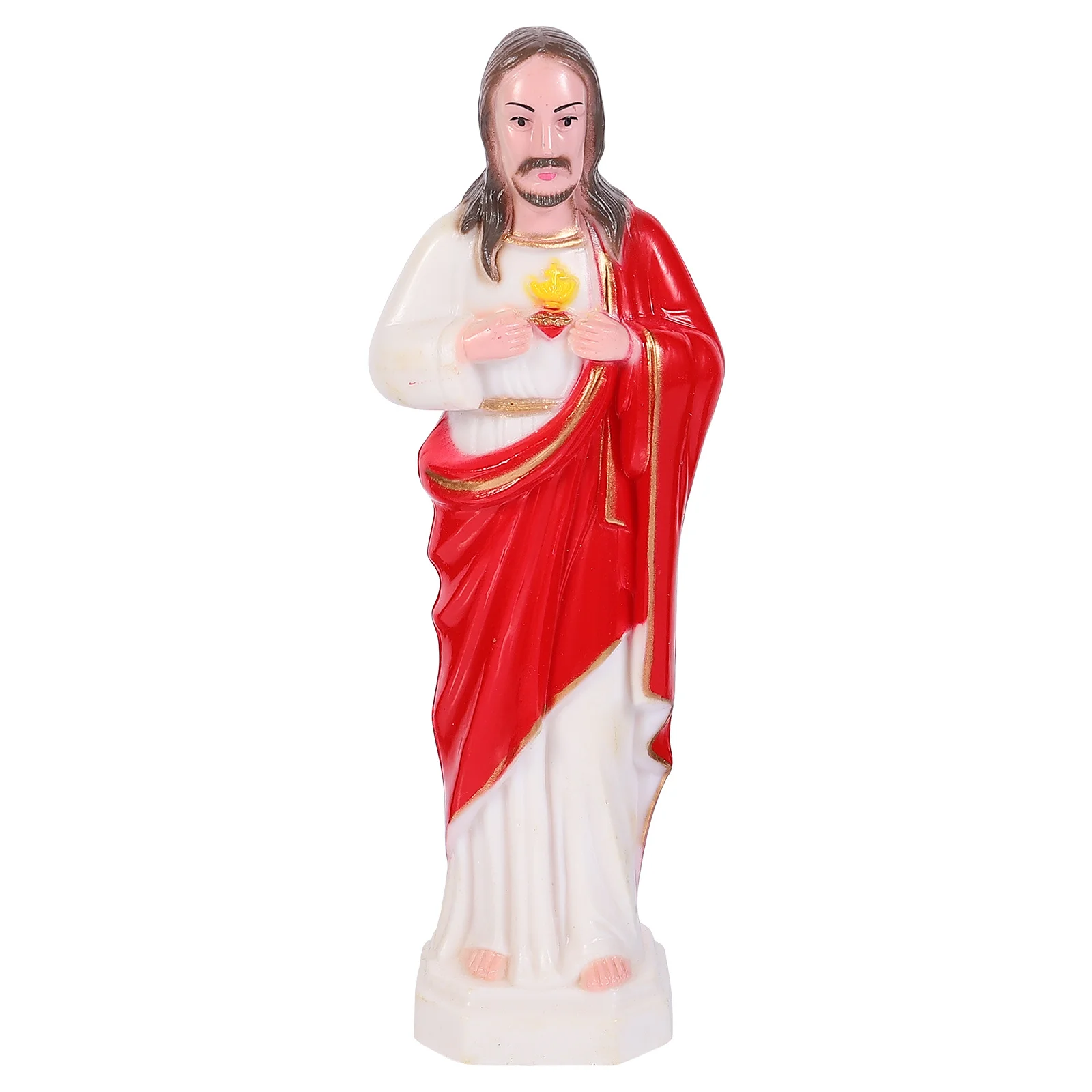 

1Pcs Saint Jesus Statue High Quality Material Elegant Design Non Slip Base Shelf Table Decor for Home Church Religious