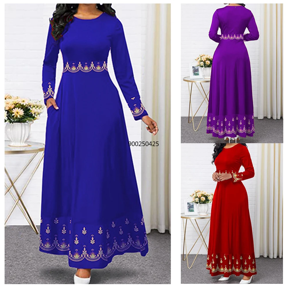 

2020 indonesia gown hijab bangladesh plus size dress 5XL dubai blue abaya for women pakistan muslim long dress islamic clothing