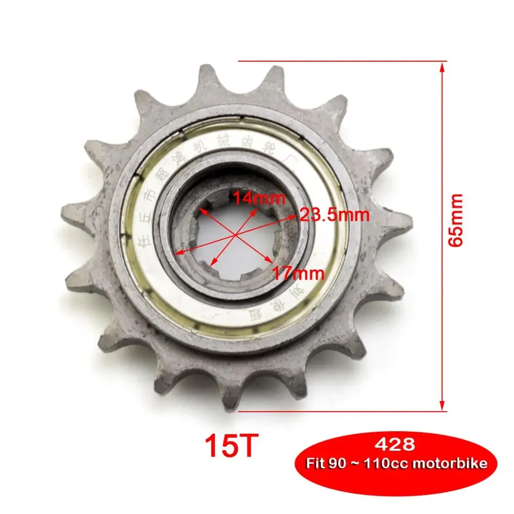 Motorcycl Motorbike Front Drive Gear Sprocket 420 428 Fuel gasoline efficient for Motorcycle 90cc 110cc 125cc