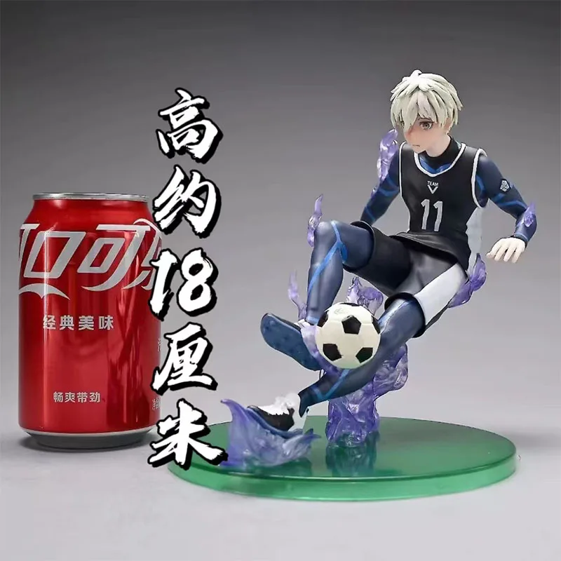 

Anime BLUE LOCK Nagi Seishiro Cosplay Cartoon Handmade Model Prototype Figurine Action Figure Desktop Ornament Xmas Gift