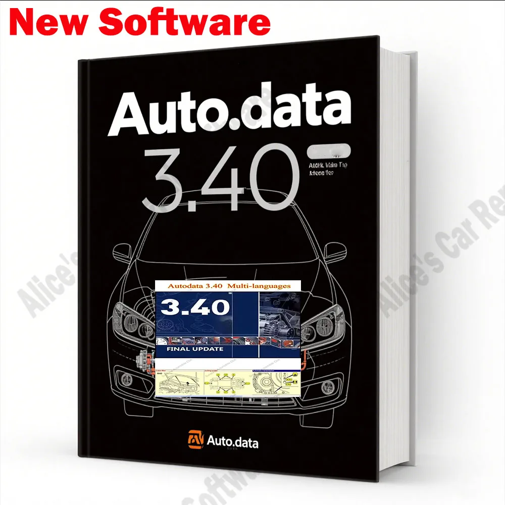 

Newest AutoData 3.40 obd2 scanner + Autodata Auto Repair Software Multi-languages wiring diagrams data+ install video guide