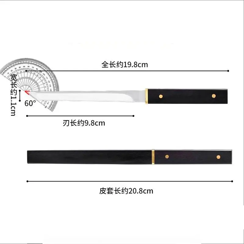 Personalized Outdoor Knife M390 Fruit Knife Handle Meat Outdoor Camping Tactical Straight Knife Portable ABS New Sma