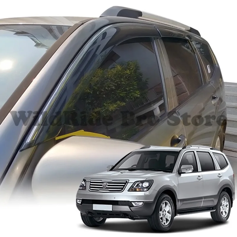 1 set Rain Visors for Kia Borrego Mohave 2006-2017 Window Deflectors