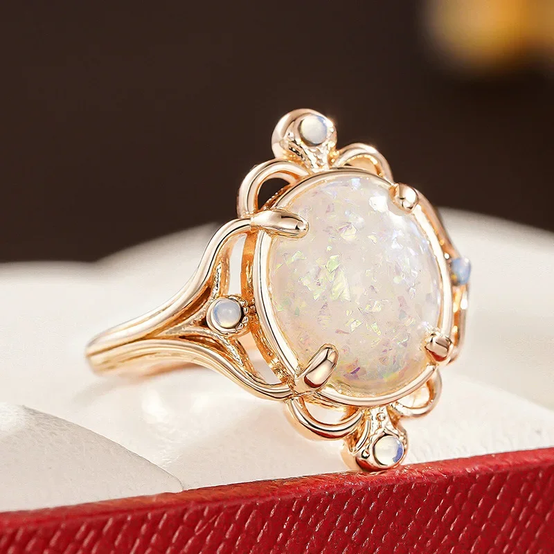 Sweet Brides From Europe and America Attend Banquets with Zirconia Jewelry, Trendy New Round Australian Treasures